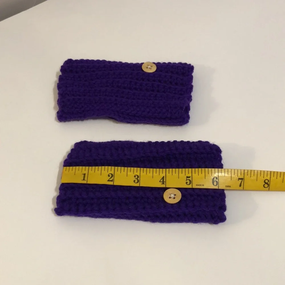 Handmade Crochet 🧶 fingerless gloves 🧤